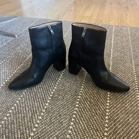 SOLD OUT Madewell Fiona Leather Ankle Boots - Picture 10 of 13